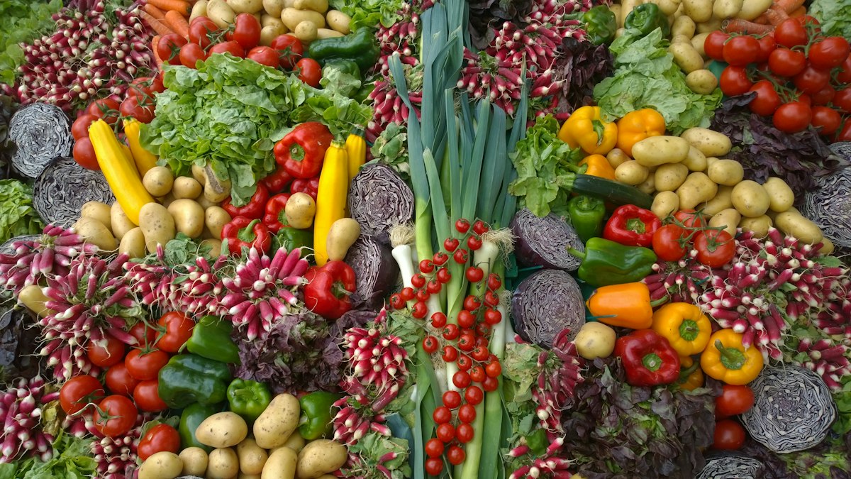 Épinards et légumes verts frais riches en nutriments